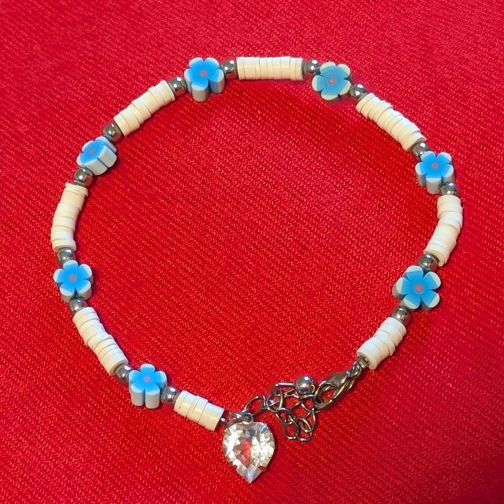 Antique Beaded Anklet ( Adjustable)